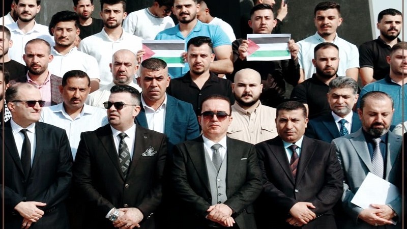 تضامن المجتمع العراقي مع الشعب الفلسطيني المحتل