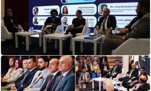 On its second day, the University of Kirkuk continues its distinguished presence at the Iraq Education Conference.