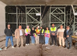 College of Engineering Organizes a Scientific Field Visit for Fourth-Year Students to the Baghdad Garage Tunnel and Bridge, and the Ikhwan Roundabout Tunnel in Rahimawa