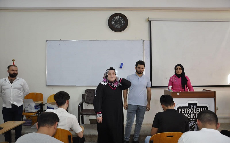 الامتحانات النهائية/ الدور الثاني في كلية الهندسة بجامعة كركوك