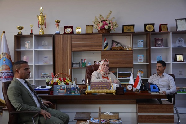  اجتماع مجلس كلية الهندسة بجامعة كركوك وعقد جلسة مفتوحة