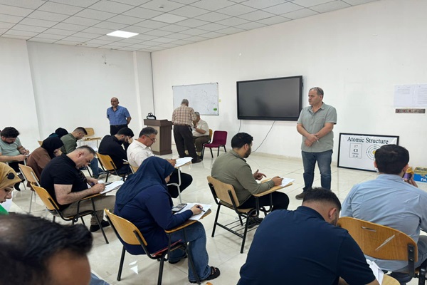 كلية الهندسة  تشرف على أداء الامتحان التقويمي في كلية القلم الأهلية