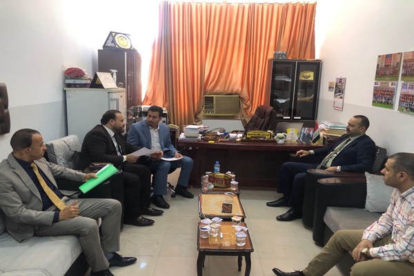 لجنة مركزية تزور كلية الهندسة / قسم هندسة النفط