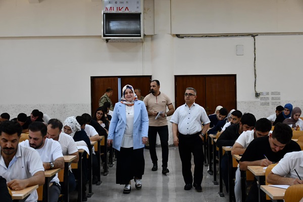 Final exams for the second round at the College of Engineering at Kirkuk University on 7/2/2024