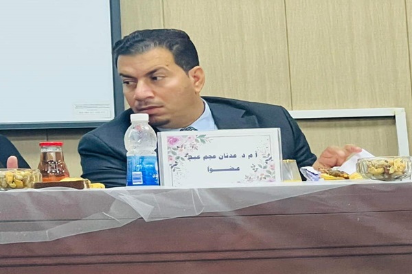 رئيس قسم هندسة النفط يشارك في مناقشة رسالة دكتوراه