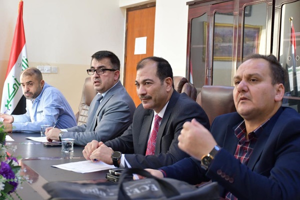 اجتماع في كلية الهندسة في جامعة كركوك لاتمام إجراءات إصدار مجلة “جامعة كركوك للعلوم الهندسية”