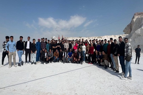 A scientific visit for students of the Petroleum Engineering Department