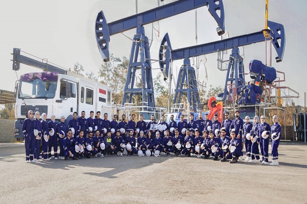 A scientific visit for students of the Petroleum