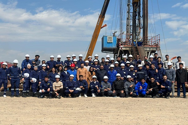  A scientific visit by students of the Petroleum Engineering Department at Kirkuk University to Bai Hassan field