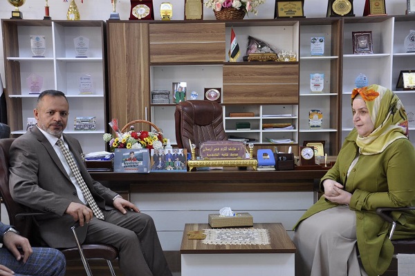 زيارة السيد مساعد رئيس الجامعة للشؤون العلمية