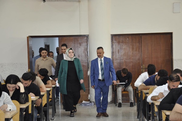  كلية الهندسة بجامعة كركوك تجري الامتحان التقويمي التجريبي لقسم الهندسة المدنية