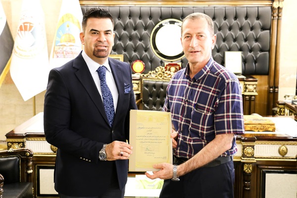 President of Kirkuk University honors and appreciates the efforts of a number of university cadres