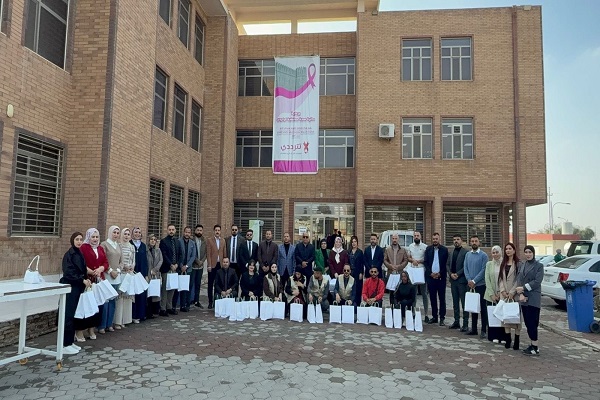 كلية الهندسة تشارك في مبادرة إنسانية لدعم مرضى السرطان