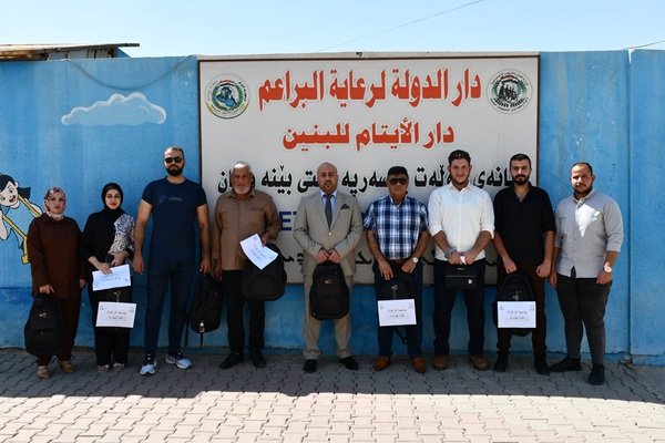 كلية الهندسة تنظم زيارة إلى دار الدولة لرعاية البراعم