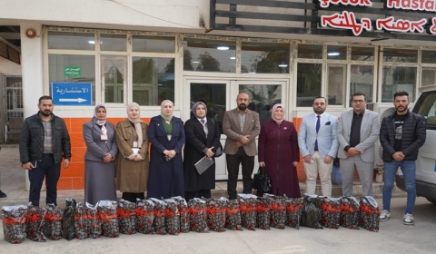 Kirkuk University launches a humanitarian initiative to support sick children