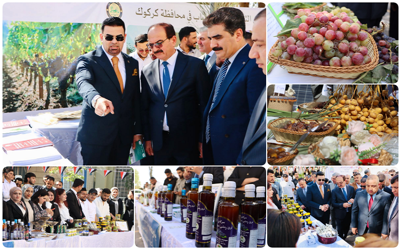 The University of Kirkuk organizes its annual exhibition and emphasizes the support of local products
