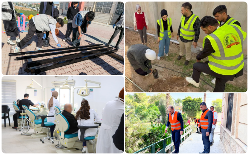Coinciding with the International Volunteer Day..  The University of Kirkuk promotes the values of solidarity and solidarity and establishes a culture of volunteer work