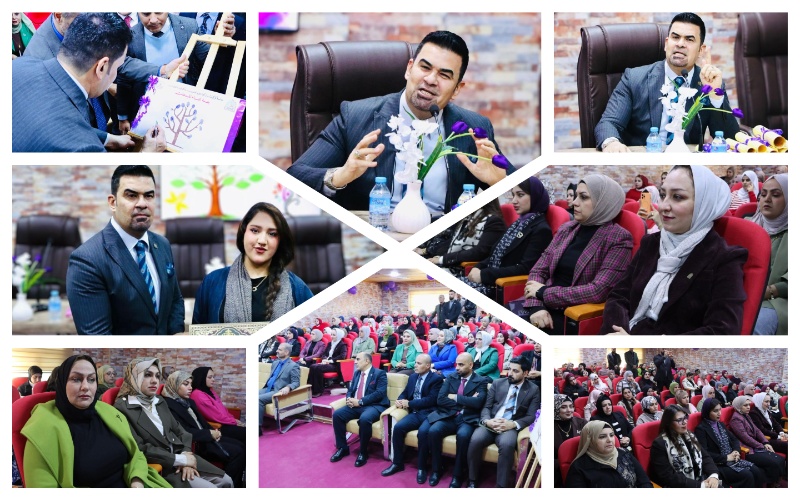 For her pivotal role.. The University of Kirkuk organizes a scientific symposium on the importance of the status of women and their role in building society