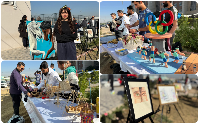 Faculty of physical education and sports sciences opens an exhibition of handicrafts and creative student ideas