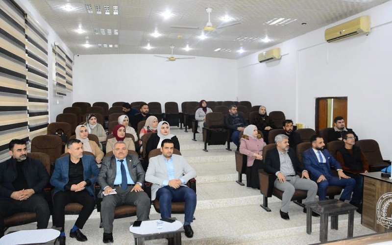 A training workshop at the University of Kirkuk on the use of artificial intelligence tools in research and academic writing
