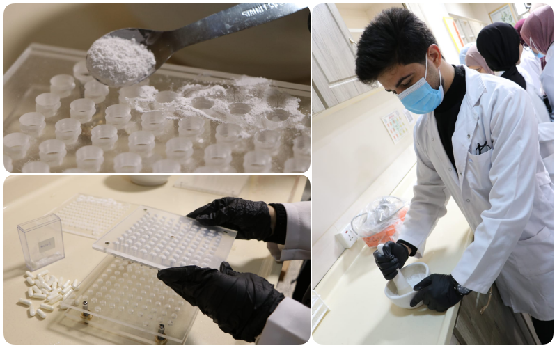 The Faculty of Pharmacy organizes a workshop on how to prepare pharmaceutical preparations