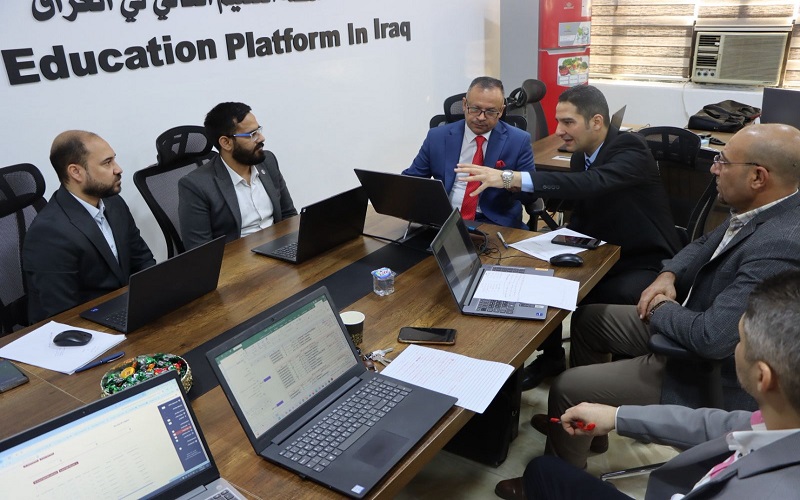 In support of the digital transformation project .. Kirkuk university prepares a room for technical support for the student information management system (SIS)