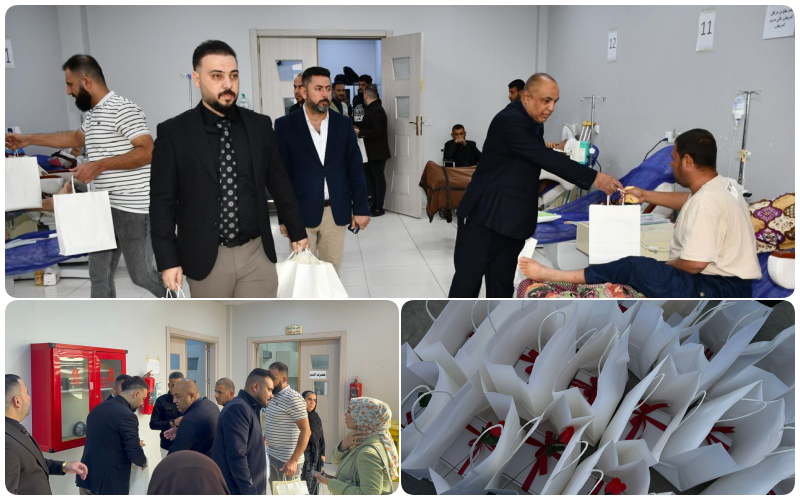Kirkuk University organizes a field visit to the oncology center