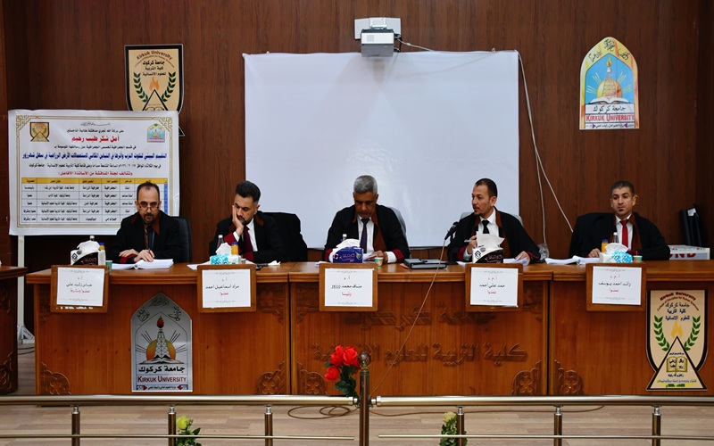 A master's thesis at Kirkuk University discusses the environmental assessment of soil pollution in the Shahroz Plain.