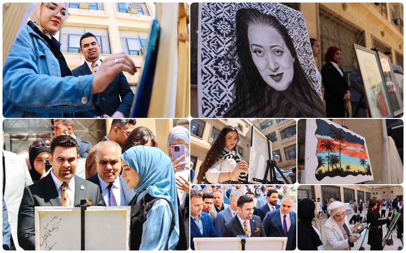 Kirkuk University shines with the creativity of its students at the University Fine Arts Festival