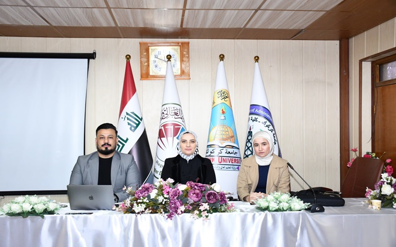 A workshop at Kirkuk University on violent extremism leading to terrorism