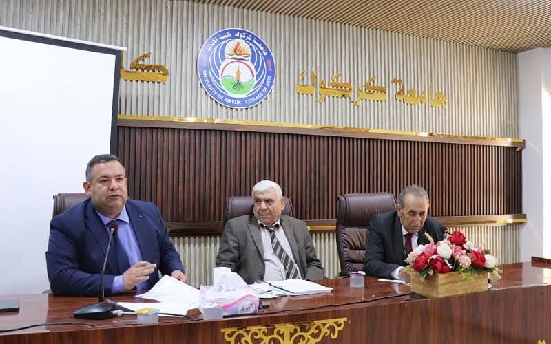 A seminar at Kirkuk University on "Historical Writing between the Philosophy of Positions and the Philosophy of Doctrines"
