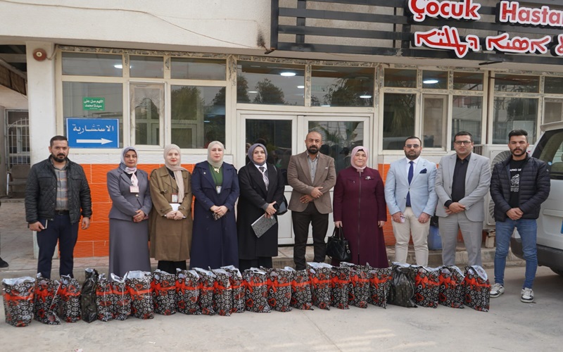 Kirkuk University launches a humanitarian initiative to support sick children