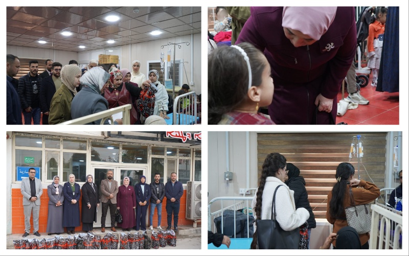 Kirkuk University launches a humanitarian initiative to support sick children