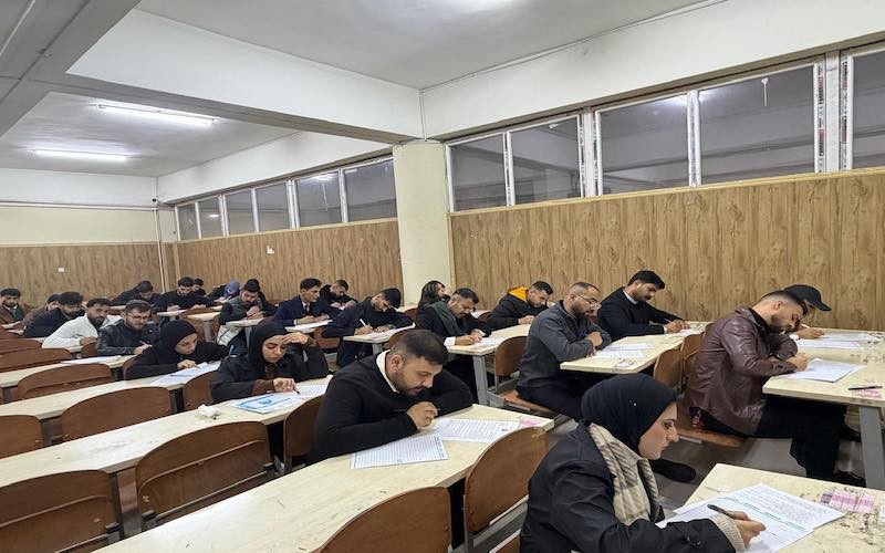 انطلاق امتحانات نصف السنة ...