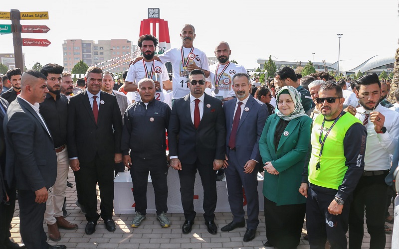 كلية القانون والعلوم السياسية من ضمن الحاصلين على المراكز الأولى  في ركضة ماراثون يوم الجامعة