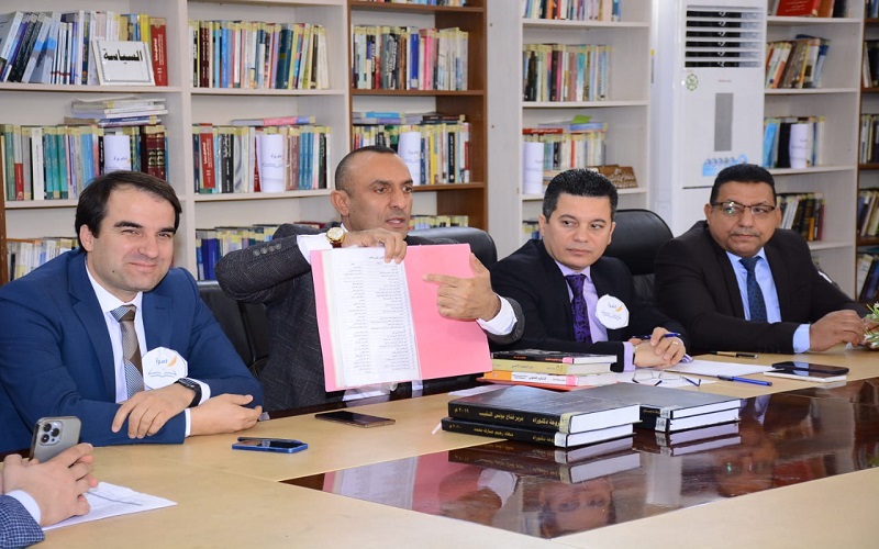 كلية القانون والعلوم السياسية تستمر في اقامة ورش العمل عن كيفية اجراء البحوث والاطلاع على الكتب والمصادر العلمية