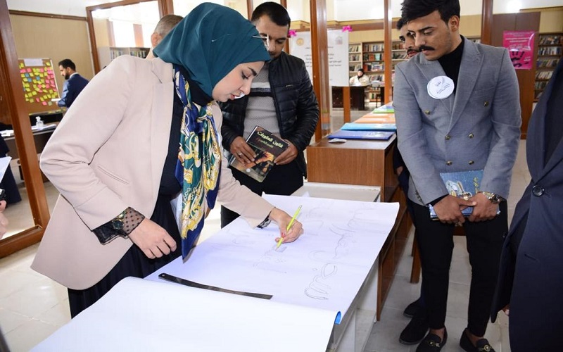 كلية القانون والعلوم السياسية تستمر في اقامة ورش العمل عن كيفية اجراء البحوث والاطلاع على الكتب والمصادر العلمية