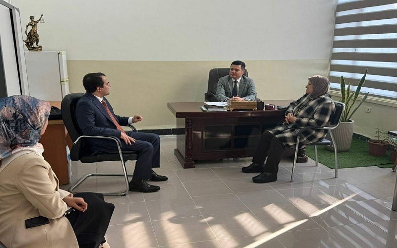 كلية القانون والعلوم السياسية تستقبل لجنة من رئاسة جامعة كركوك/ وحدة الارشاد النفسي والتوجيه التربوي
