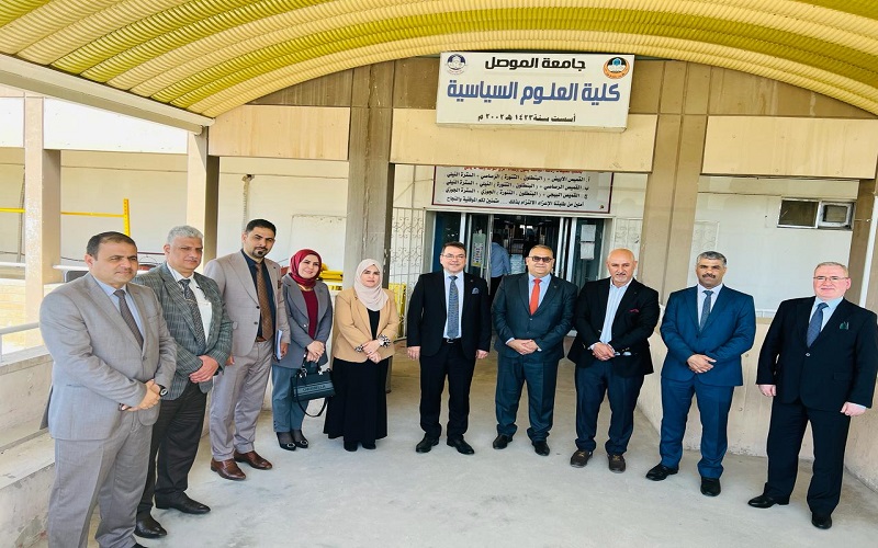 تدريسية في كلية القانون والعلوم السياسية تترأس لجنة وزارية في كلية العلوم السياسية بجامعة الموصل