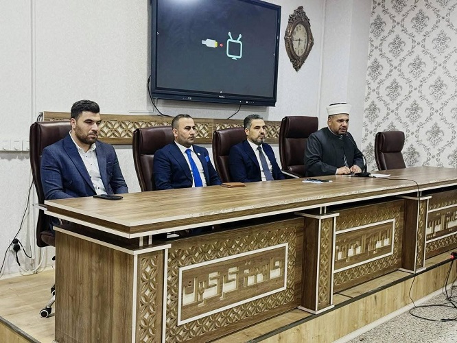 تدريسيون من كلية القانون والعلوم السياسية يحاضرون في ندوة علمية في كلية التربية للعلوم الصرفة