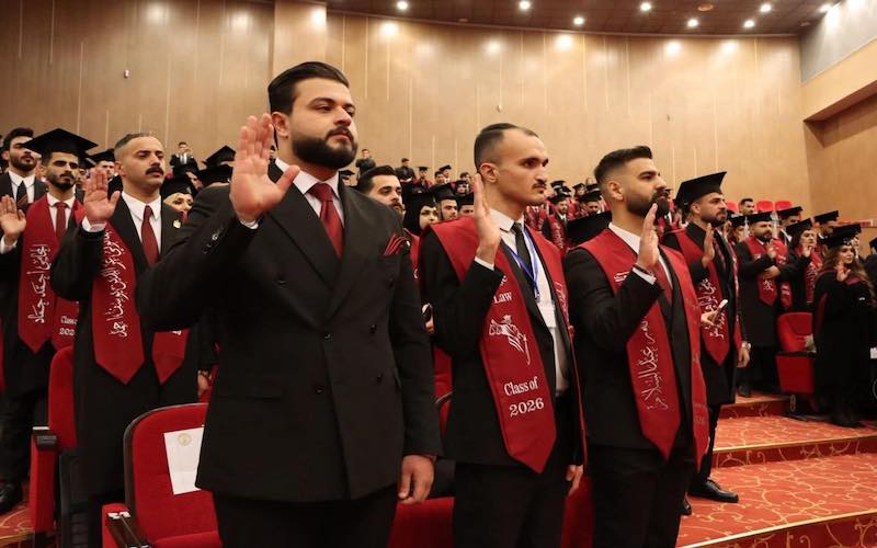 New graduates repeat the legal oath