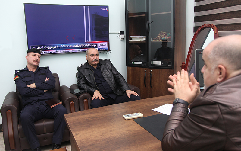 وفد من مديرية ...