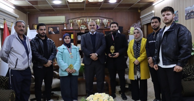 جامعة كركوك تختتم بطولتها الرياضية وتكرّم الفائزين من كلية التمريض