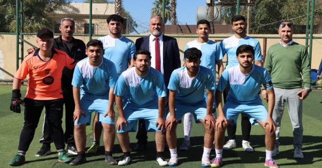 كلية التمريض – جامعة كركوك تختتم بطولة خماسي كرة القدم