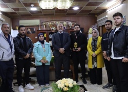 جامعة كركوك تختتم بطولتها الرياضية وتكرّم الفائزين من كلية التمريض