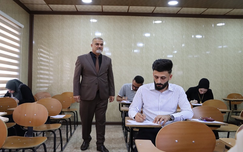 انطلاق الامتحان التنافسي للمتقدمين للدراسات العليا في كلية التمريض