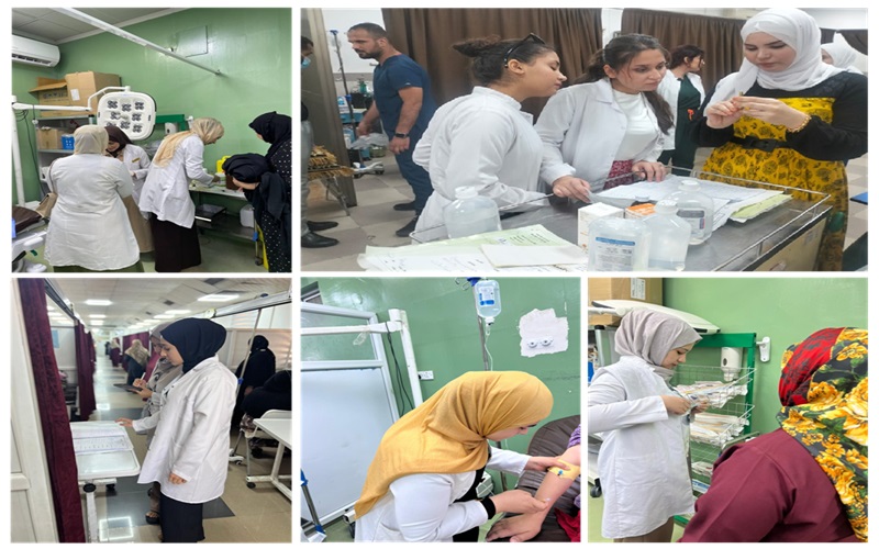 فرع تمريض صحة الأم والوليد في كلية التمريض / جامعة كركوك يعلن المباشرة والاستمرار  بالتدريب الصيفي للطلبة