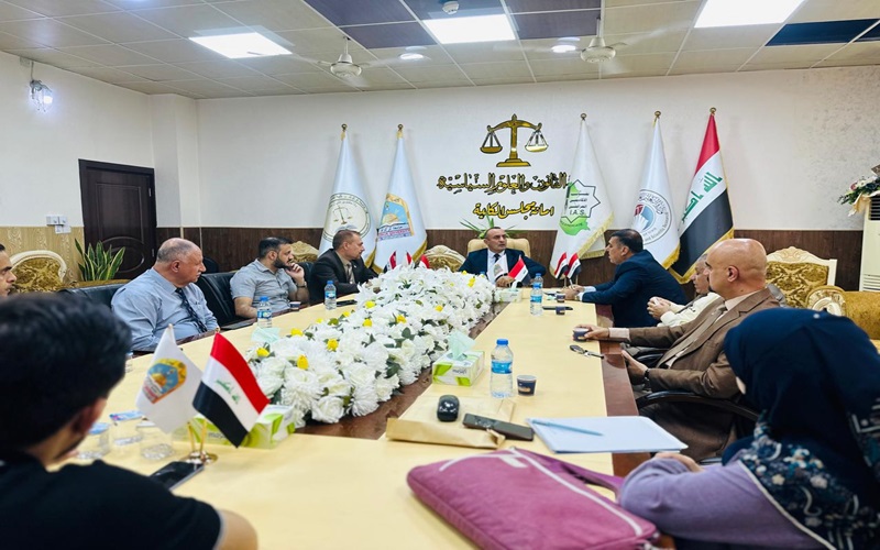 تدريسي من كلية التمريض يشارك في اجتماع نقابة الاكاديمين العراقيين / فرع كركوك 