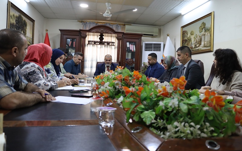 مجلس كلية التمريض \ جامعة كركوك يعقد جلسته الاعتيادية الأولى للعام الدراسي 2024 - 2025 للدراستين الصباحية والمسائية