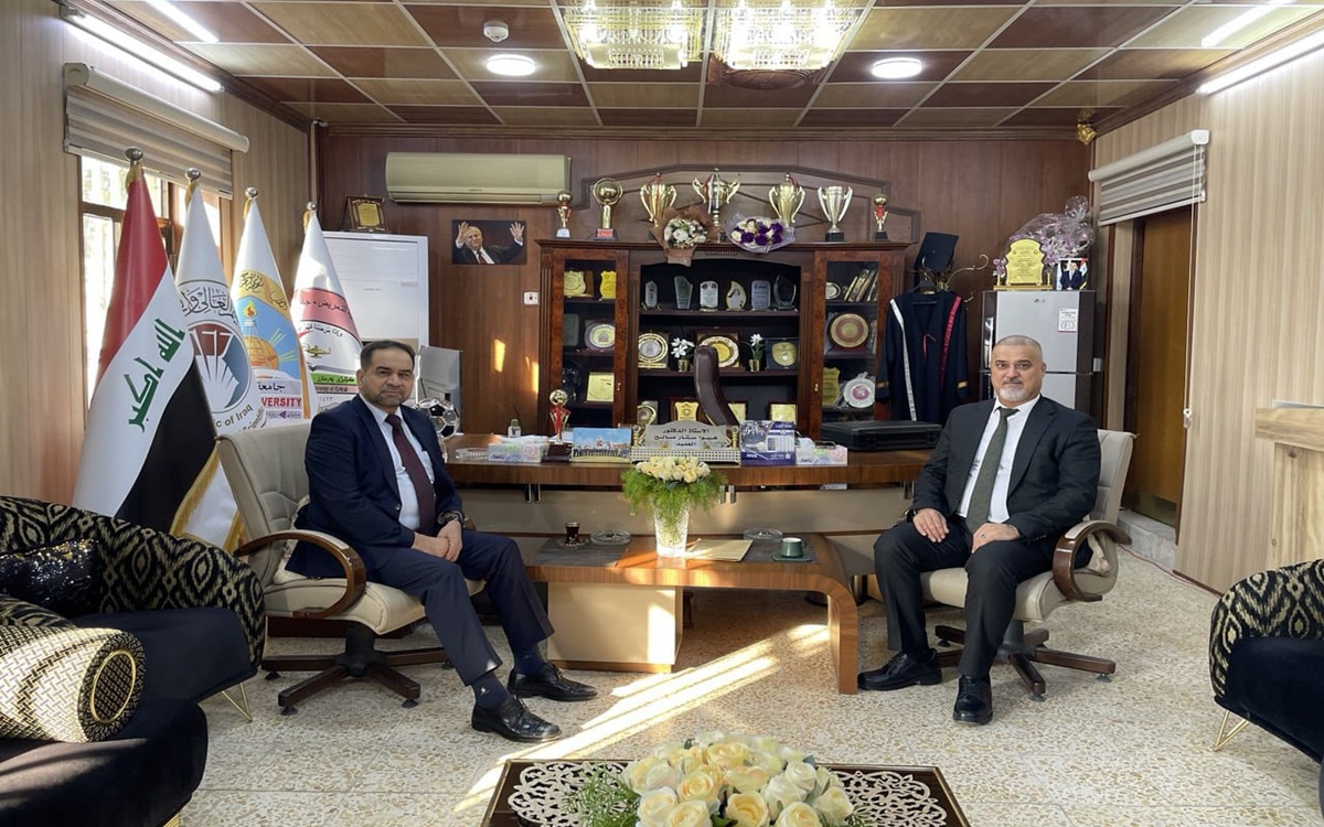 عميد كلية التمريض بجامعة كركوك يستقبل عميد كلية التمريض في الجامعة المستنصرية